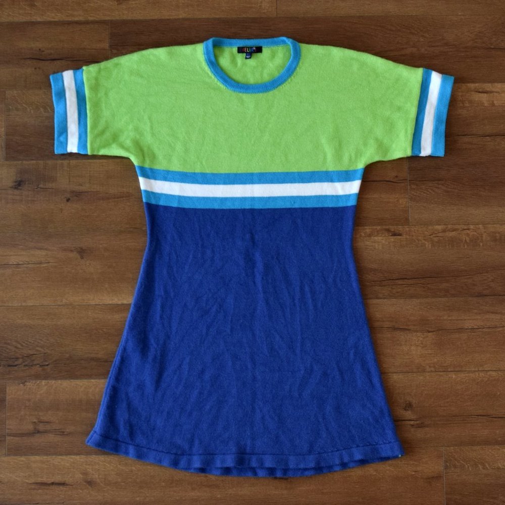 dELiA*s Green and Blue Mini Dress